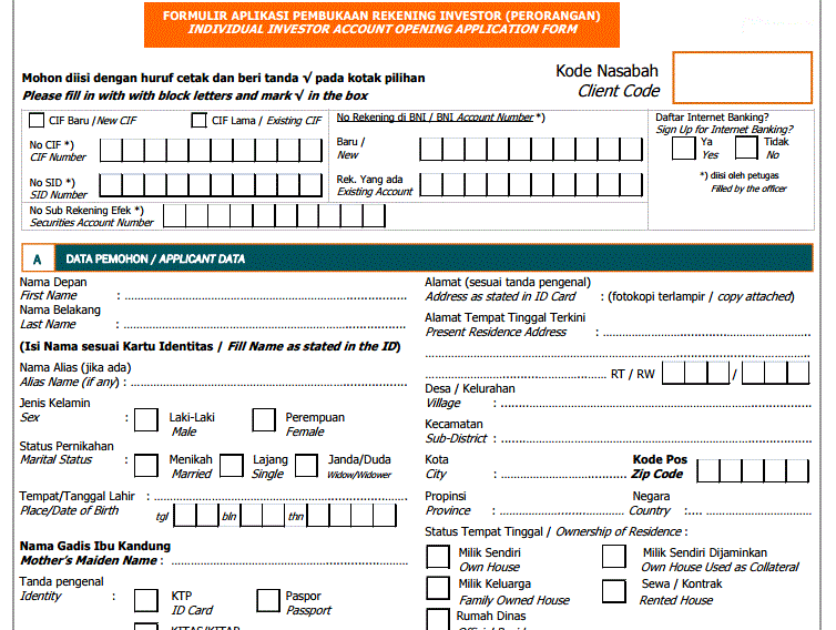 Formulir-Pembukaan-Rekening-Saham-Nasabah-Perorangan