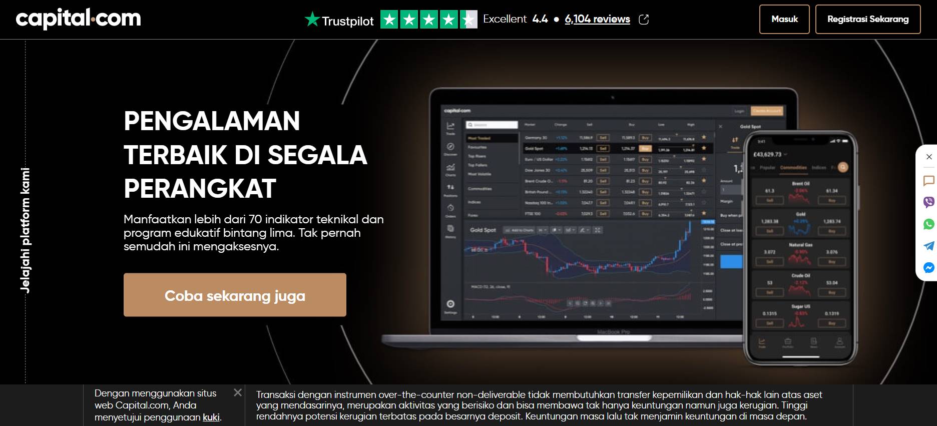 cara daftar di Capital untuk beli crypto dan saham luar negeri