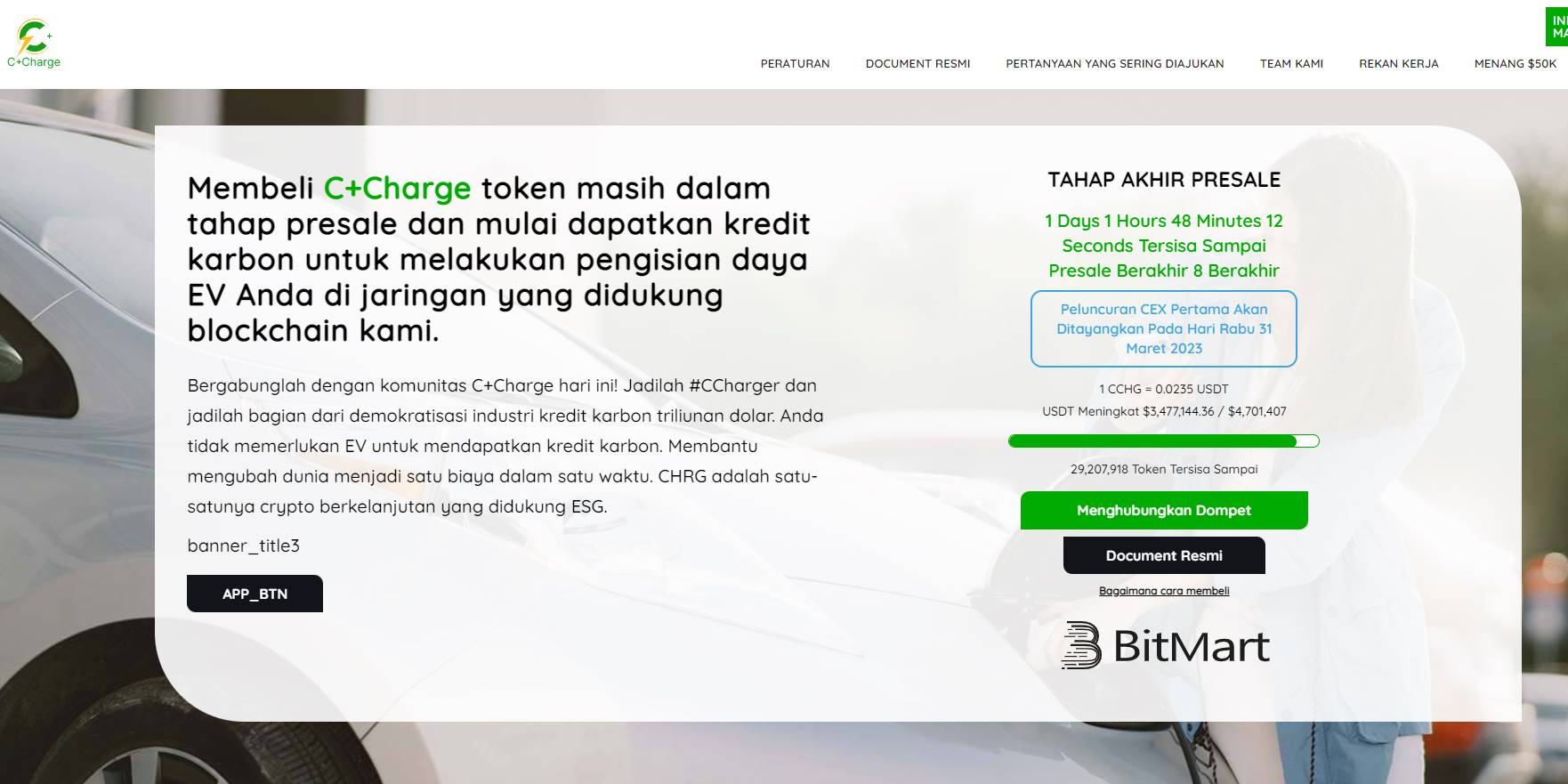 koin ICO yang potensial dibeli adalah CCHG