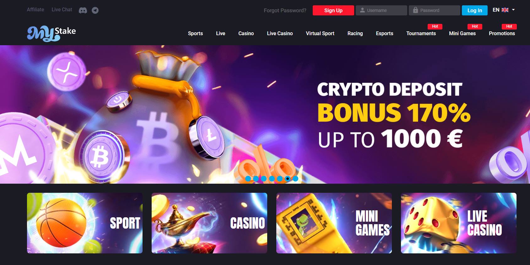 situs mystake casino bitcoin dan crypto